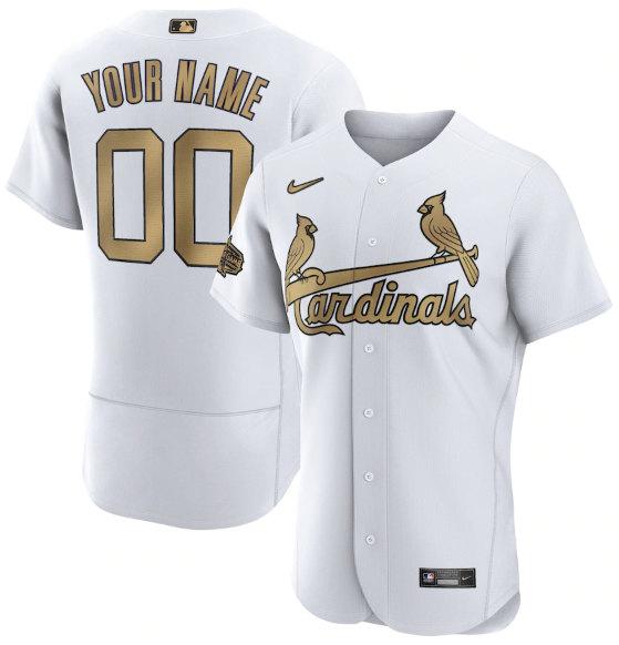 Men's St. Louis Cardinals Active Player Custom White 2022 All-Star Flex Base Stitched MLB Jersey->seattle mariners->MLB Jersey