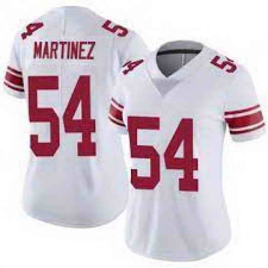 Women Nike New York Giants #54 Blake Martinez White Stitched Jersey->women nfl jersey->Women Jersey