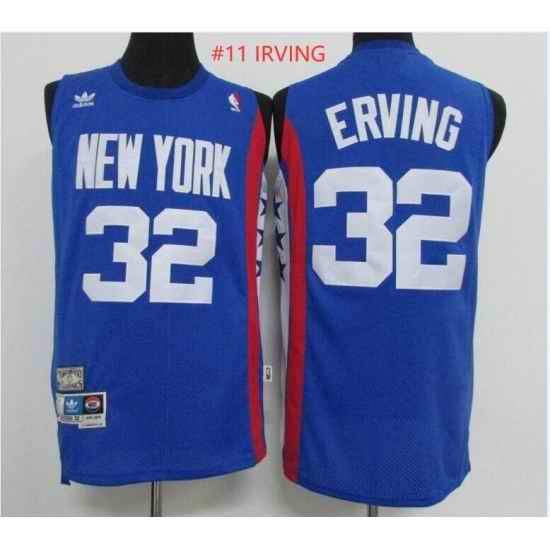 Men Adidas Nets #11 Kyrie Irving Classic Edition Stitched Basketball Jersey Blue->brooklyn nets->NBA Jersey