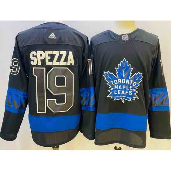 Men Toronto Maple Leafs Black #19 Jason Spezza Alternate Premier Breakaway Reversible Stitched jersey->new york knicks->NBA Jersey