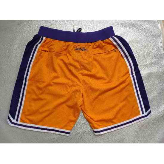 Los Angeles Lakers Basketball Shorts 012->nba shorts->NBA Jersey