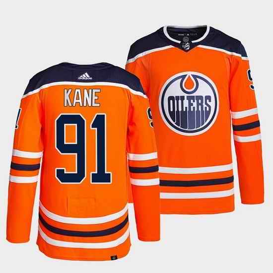 Men Edmonton Oilers #91 Evander Kane Orange Stitched jersey->florida panthers->NHL Jersey