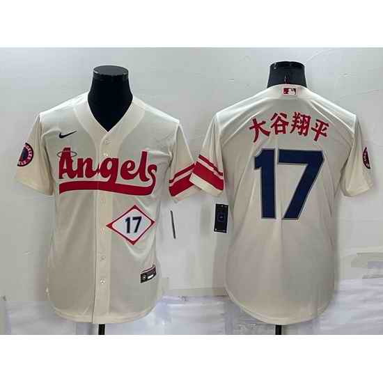 Men Los Angeles Angels #17 2022 Cream City Connect Cool Base Stitched JerseyS->chicago white sox->MLB Jersey