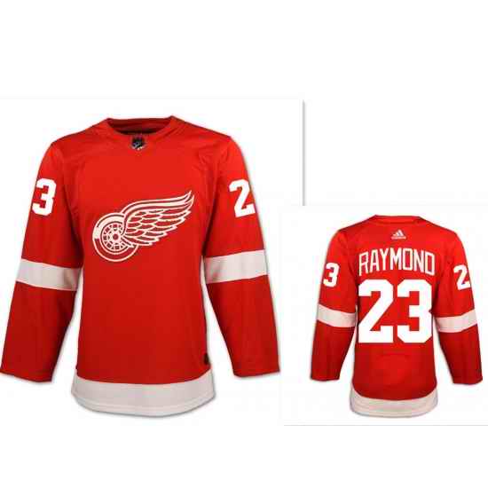 Men Detroit Red Wings #23 Lucas Raymond Red Home Hockey Stitched NHL Jersey->chicago blackhawks->NHL Jersey