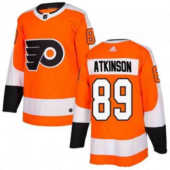 Men Philadelphia Flyers #89 Cam Atkinson Orange Stitched jersey->ottawa senators->NHL Jersey