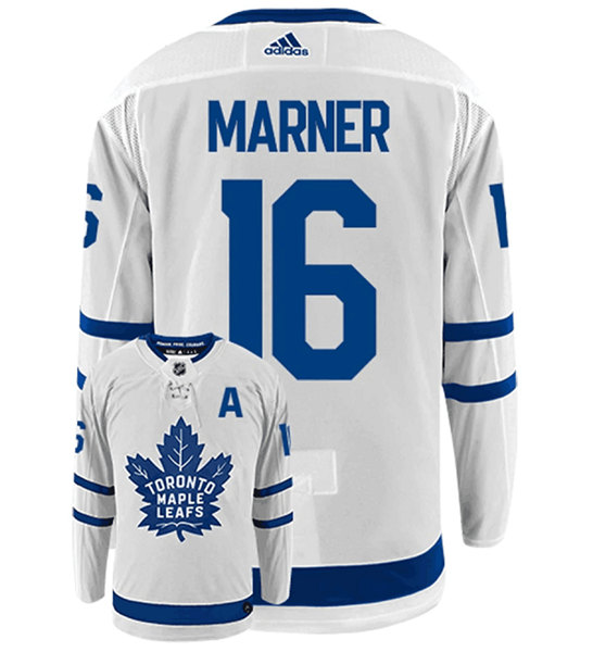 Men's Toronto Maple Leafs #16 Mitchell Marner White Stitched Jersey->edmonton oilers->NHL Jersey