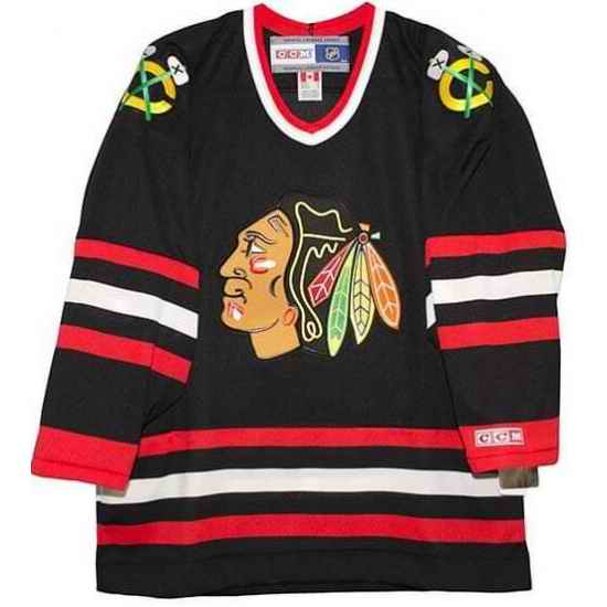 Men Chicago Blackhawks Blank CCM Stitched jersey->san francisco 49ers->NFL Jersey