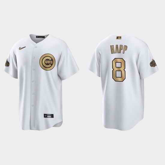 Men Ian Happ Chicago Cubs 2022 Mlb All Star Game White  Jersey->2022 all star->MLB Jersey