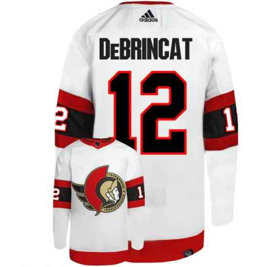 Men Ottawa Senators #12 Alex DeBrincat White Stitched Home Jersey->florida panthers->NHL Jersey