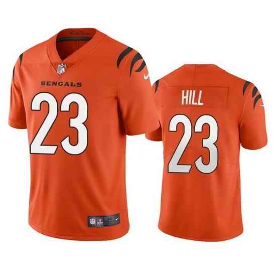 Nike Bengals #23 Daxton Hill Orange 2022 NFL Draft Vapor Untouchable Limited Jerse->pittsburgh steelers->NFL Jersey