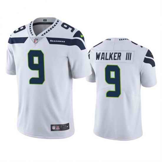 Men Seattle Seahawks #9 Kenneth Walker III White Vapor Untouchable Limited Stitched Jersey->seattle seahawks->NFL Jersey