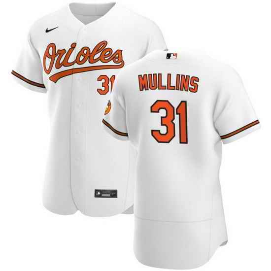Men Baltimore Orioles #31 Cedric Mullins Alternate White jersey->baltimore orioles->MLB Jersey