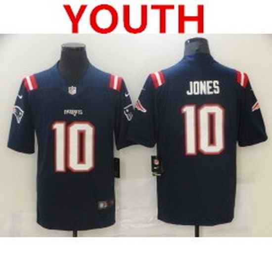 Youth new england patriots #10 mac jones navy 2021 draft vapor limited jersey->youth nfl jersey->Youth Jersey