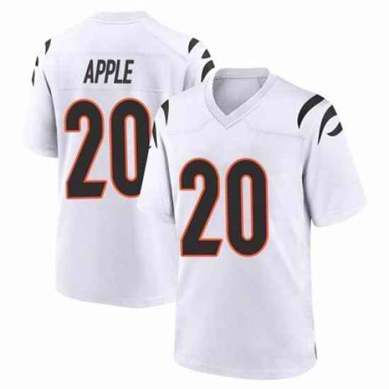 Men Cincinnati Bengals #20 Eli Apple 2021 White Vapor Limited Stitched NFL Jersey->cincinnati bengals->NFL Jersey