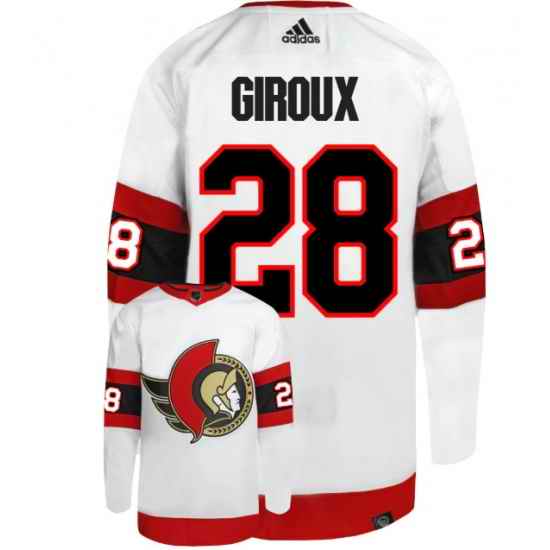 Men Ottawa Senators #28 Claude Giroux White Stitched Home Jersey->anaheim ducks->NHL Jersey