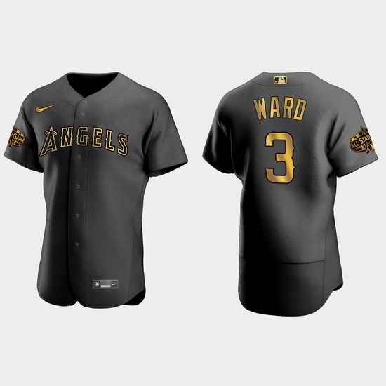 Men Los Angeles Angels Taylor Ward 2022 Mlb All Star Game Authentic Black Men Jersey->2022 all star->MLB Jersey
