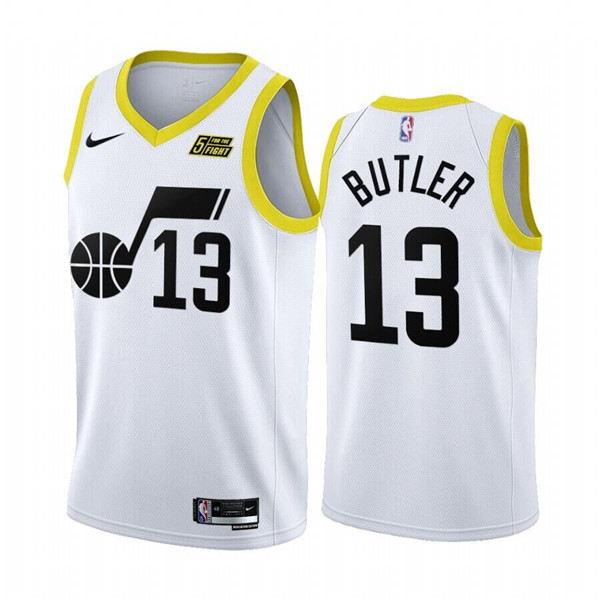 Men's Utah Jazz #13 Jared Butler White 2022/23 Association Edition Stitched Basketball Jersey->utah jazz jerseys->NBA Jersey