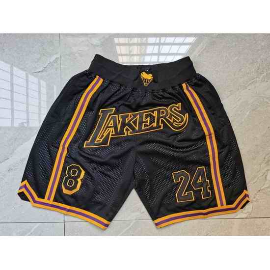 Los Angeles Lakers Basketball Shorts 019->nba shorts->NBA Jersey