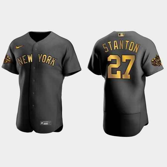 Men New York Yankees Giancarlo Stanton 2022 Mlb All Star Game Black Men Jersey->2022 all star->MLB Jersey