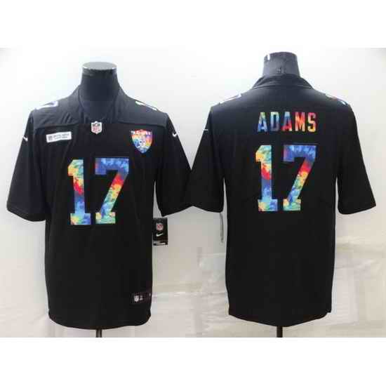 Men Las Vegas Raiders #17 Davante Adams Black Crucial Catch Limited Stitched jersey->las vegas raiders->NFL Jersey
