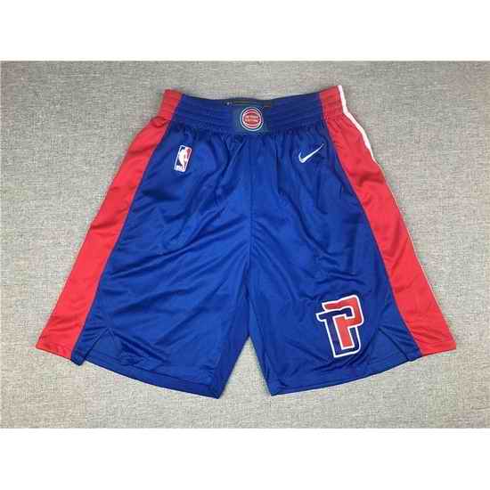 Detroit Pistons Basketball Shorts 003->nba shorts->NBA Jersey