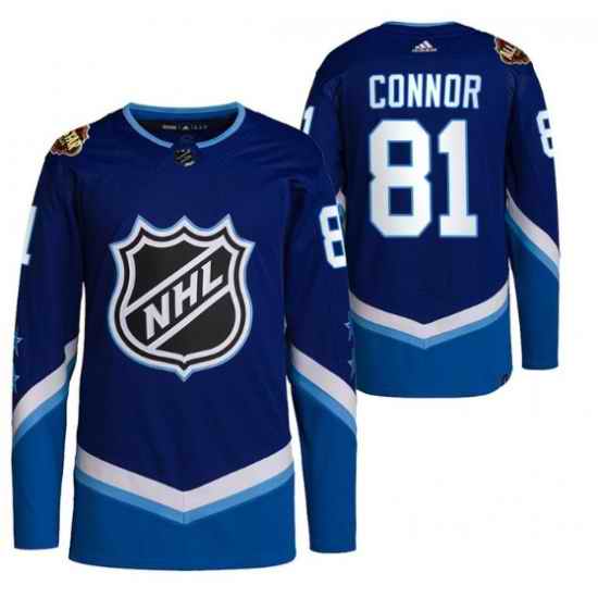 Men Winnipeg Jets #81 Kyle Connor 2022 All Star Blue Stitched Jersey->vegas golden knights->NHL Jersey
