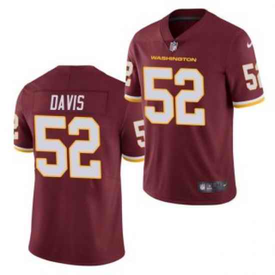 Men Washington Football Team #52 Jamin Davis Burgundy Vapor Untouchable Limited Stitched Jersey->new york jets->NFL Jersey