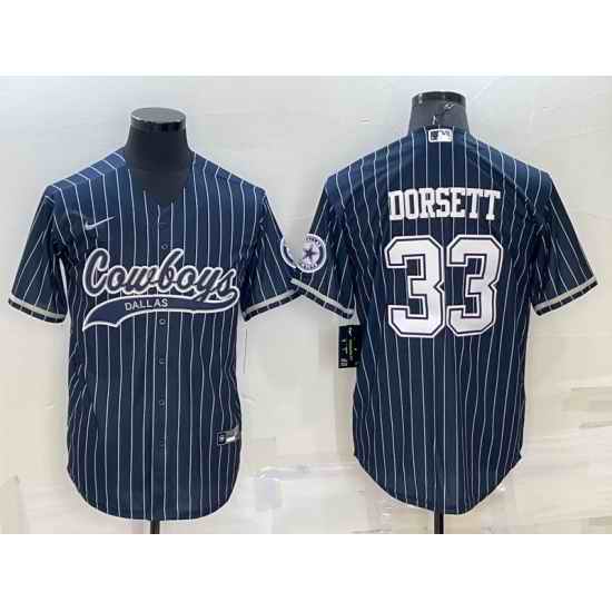 Men Dallas Cowboys #33 Tony Dorsett Navy With Patch Cool Base Stitched Baseball Jersey->denver broncos->NFL Jersey