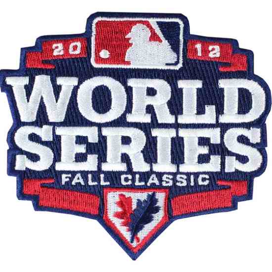 2012 MLB World Series Patch Biaog->colorado rockies->MLB Jersey