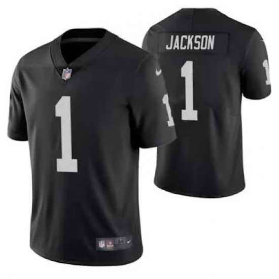 Men Nike Las Vegas Raiders Desean Jackson Black Vapor Limited jersey->las vegas raiders->NFL Jersey