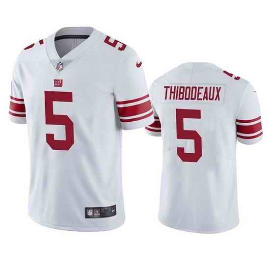 Youth Giants #5 Kayvon Thibodeaux White Jersey->youth nfl jersey->Youth Jersey