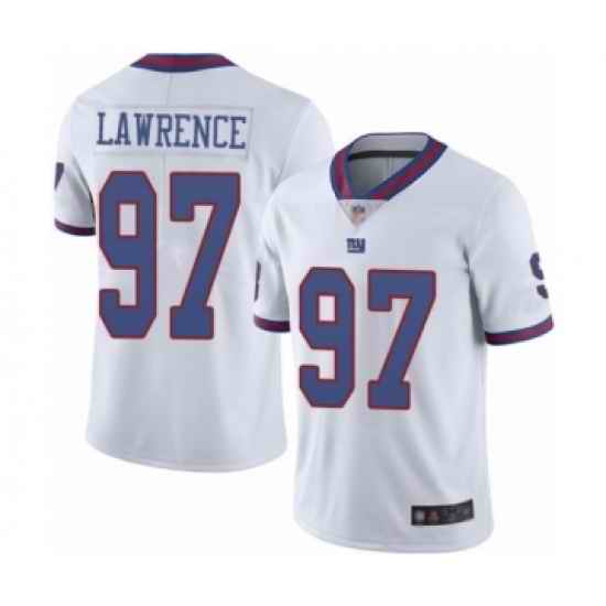 Youth New York Giants #97 Dexter Lawrence Limited White Rush Vapor Untouchable Football Jersey->youth nfl jersey->Youth Jersey