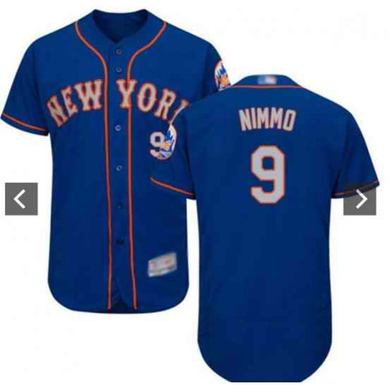 Men Nike New York Mets #9 Brandon Nimmo Blue Flexbase Stitched MLB Jersey->boston red sox->MLB Jersey