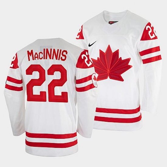 Men's Al MacInnis Canada Hockey White 2022 Winter Olympic #22 Salt Lake City Jersey->nike air max 90->Sneakers