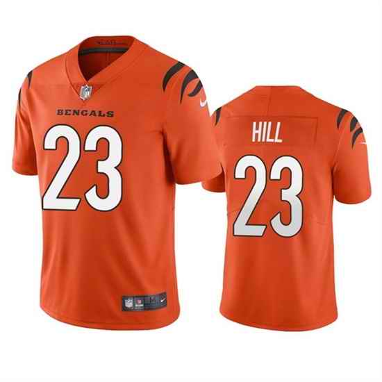 Men Cincinnati Bengals #23 Daxton Hill Orange Vapor Untouchable Limited Stitched Jersey->dallas cowboys->NFL Jersey