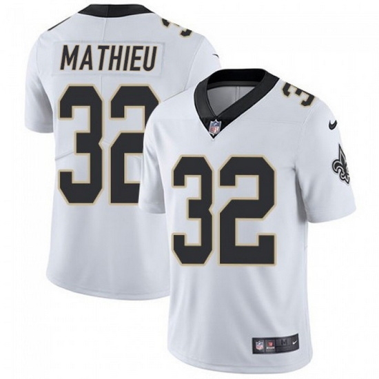 Youth New Orleans Saints #32 Tyrann Mathieu White Vapor Untouchable Limited Stitched Jersey->youth nfl jersey->Youth Jersey