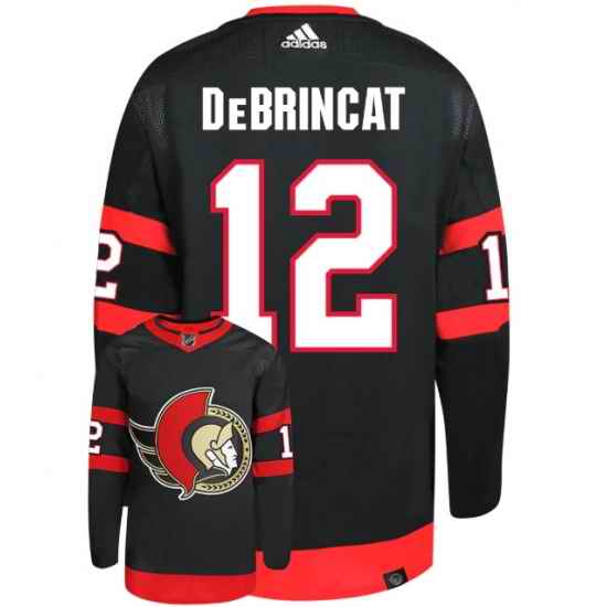 Men Ottawa Senators #12 Alex DeBrincat 2021 Black Stitched Home Jersey->florida panthers->NHL Jersey