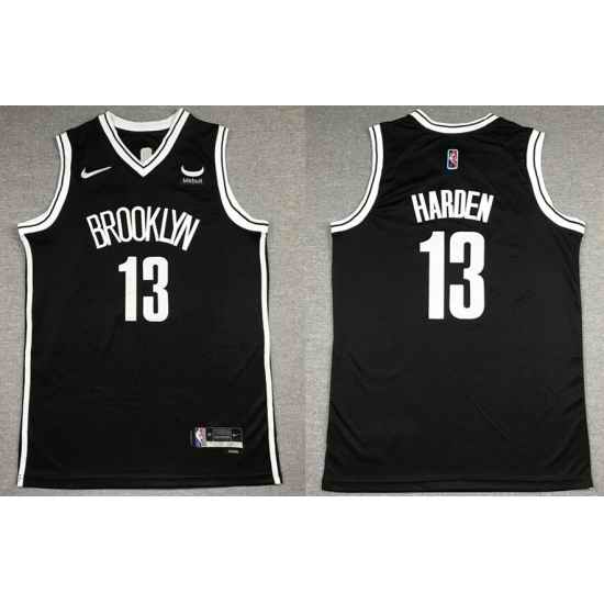 Men's Brooklyn Nets #13 James Harden 2021 #22 Navy Swingman City Edition Stitched Basketball Jersey->brooklyn nets->NBA Jersey