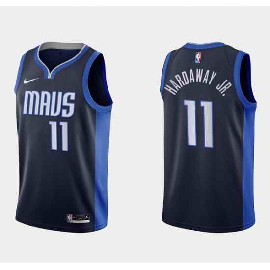 Men Dallas Mavericks #11 Tim Hardaway Jr  Navy Stitched Basketball Jersey->dallas mavericks->NBA Jersey