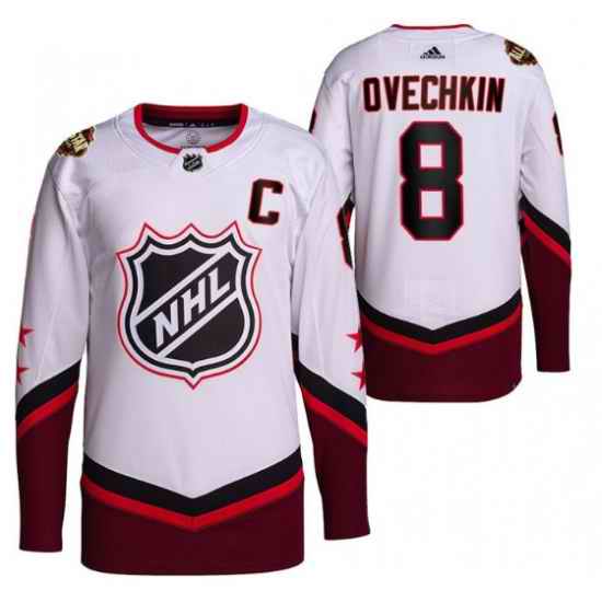 Men Washington Capitals #8 Alex Ovechkin 2022 All Star White Stitched Jersey->vegas golden knights->NHL Jersey