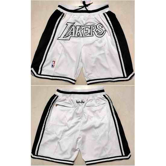 Los Angeles Lakers Basketball Shorts 036->nba shorts->NBA Jersey