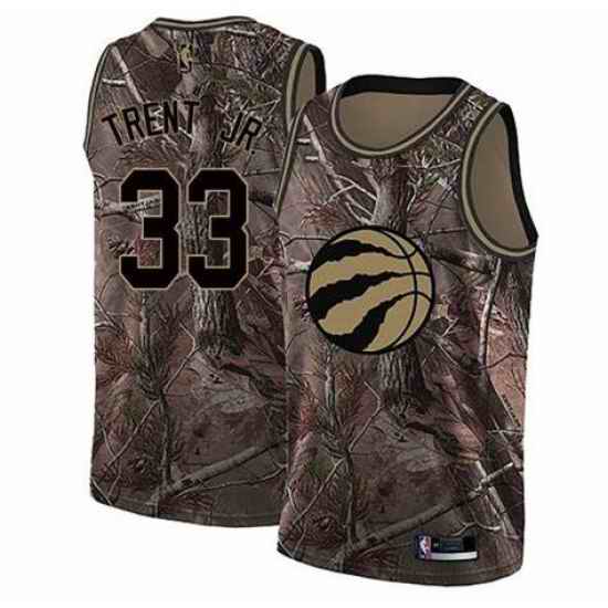 Men Gary Trent Jr. Toronto Raptors Nike Swingman Camo Jersey->youth nba jersey->Youth Jersey