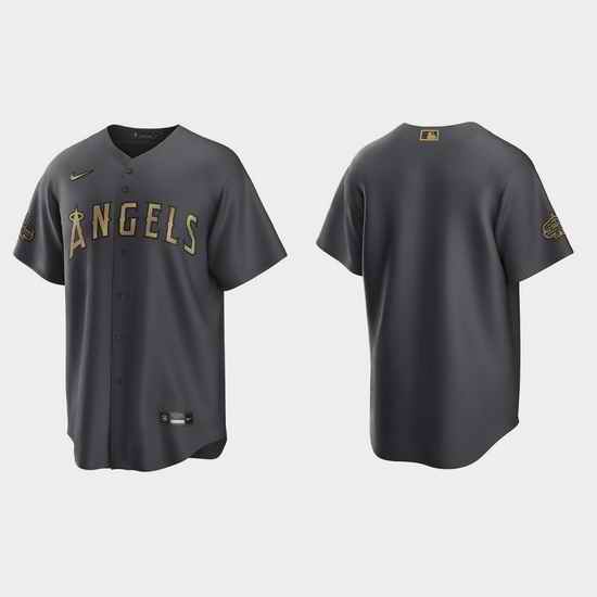 Men Los Angeles Angels 2022 Mlb All Star Game Charcoal  Jersey->2022 all star->MLB Jersey