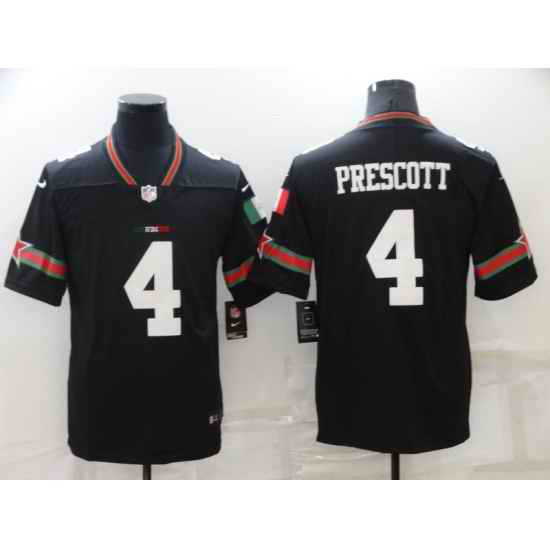 Men Dallas Cowboys #4 Dak Prescott Mexico Version Vapor Limited Stitched NFL Jersey->las vegas raiders->NFL Jersey