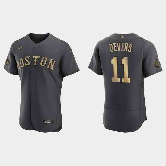 Men Rafael Devers Boston Red Sox 2022 Mlb All Star Game Authentic Charcoal Jersey->2022 all star->MLB Jersey