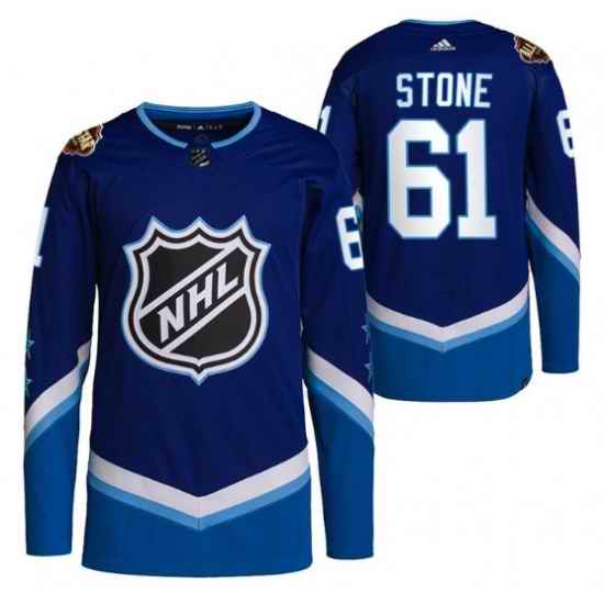 Men Vegas Golden Knights #61 Mark Stone 2022 All Star Blue Stitched Jersey->vegas golden knights->NHL Jersey