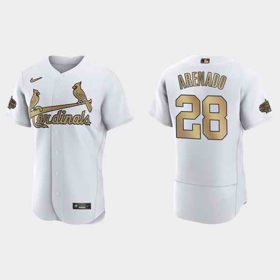 Men Nolan Arenado St.Louis Cardinals 2022 Mlb All Star Game Authentic White Jersey->2022 all star->MLB Jersey