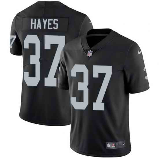 Men Las Vegas Raiders #37 Lester Hayes Black Vapor Limited Stitched Jersey->las vegas raiders->NFL Jersey