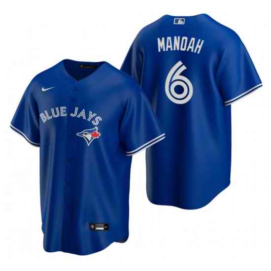 Men's Toronto Blue Jays #6 Alek Manoah Royal Cool Base Stitched Jersey->new york mets->MLB Jersey