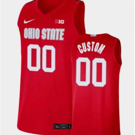 ohio state buckeyes custom basketball jersey->ohio state buckeyes->NCAA Jersey